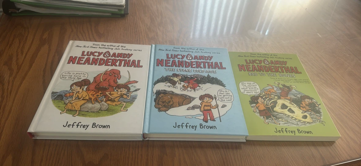 Lucy & Andy Neanderthal Book Series by Jeffrey Brown