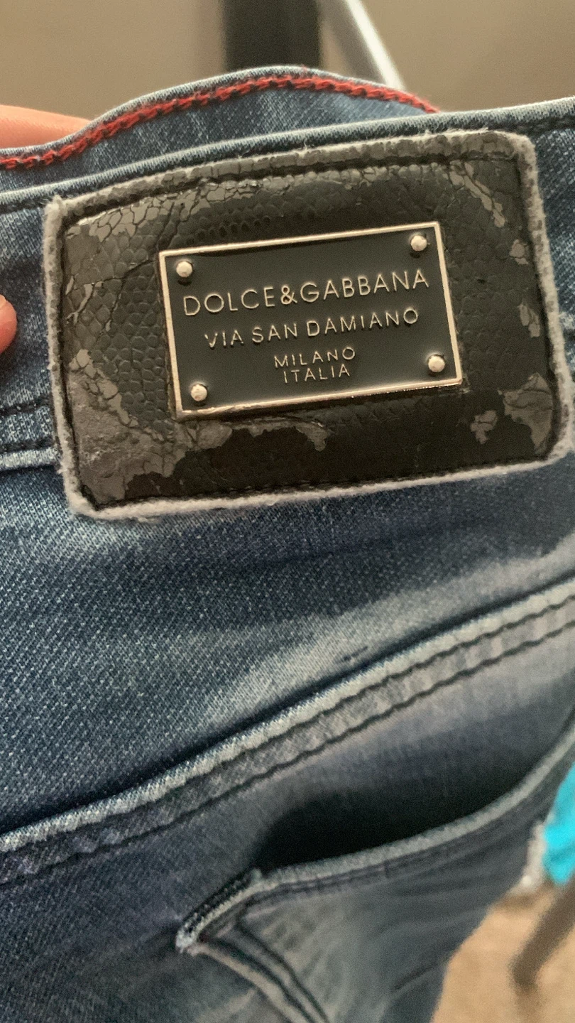 DOLCE & GABBANA Distressed Blue Jeans - photo 2