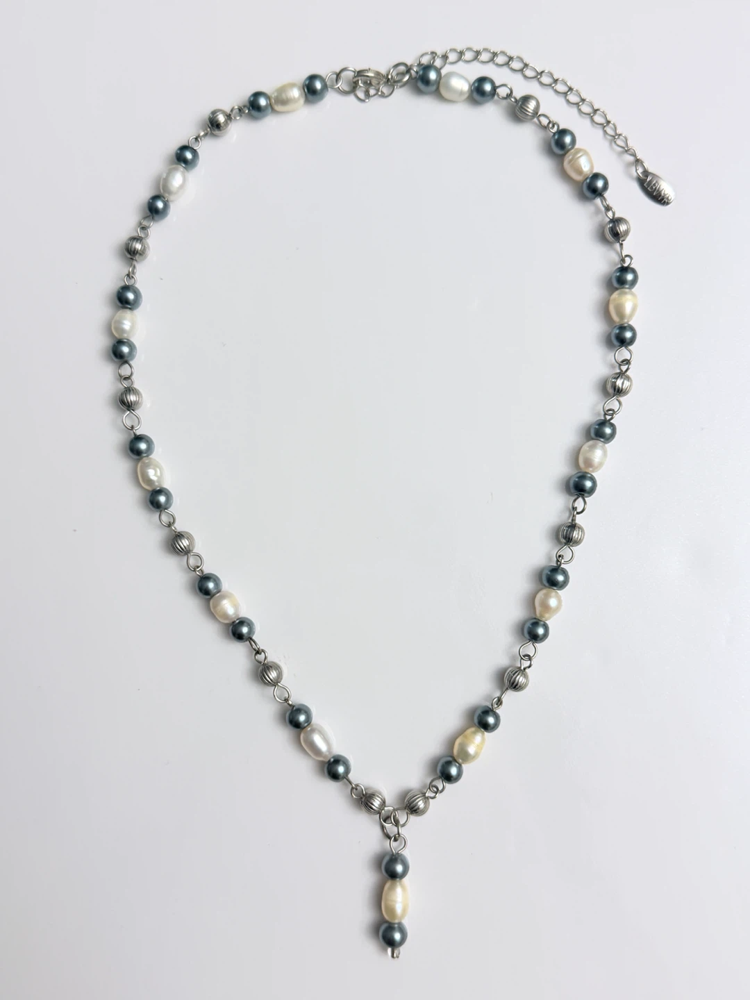 Vintage LBVYR Yves Rocher Freshwater Pearls Lariat Necklace - photo 2
