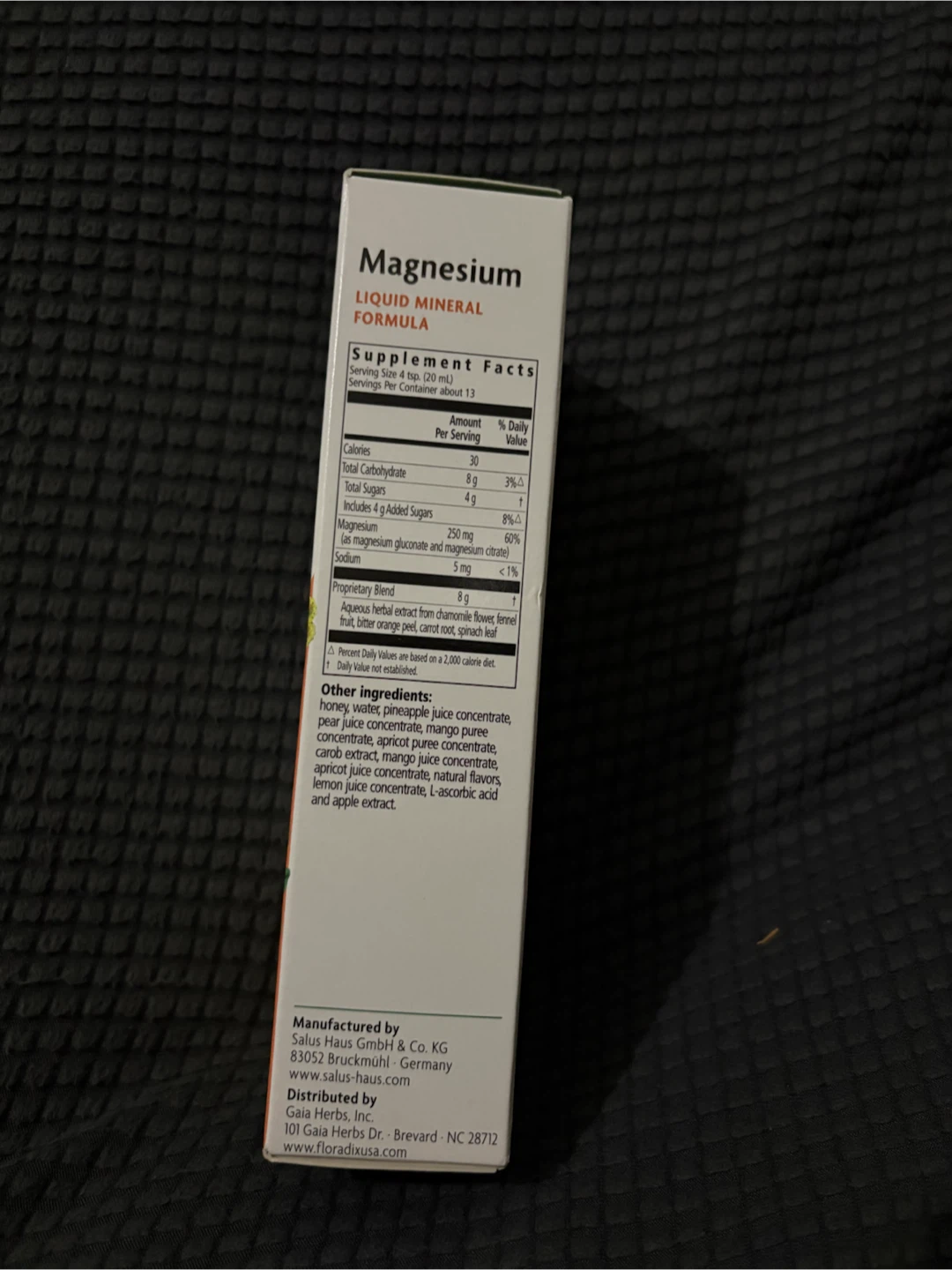 Salus Floradix Magnesium Liquid Mineral Formula 8.5 fl oz - photo 5