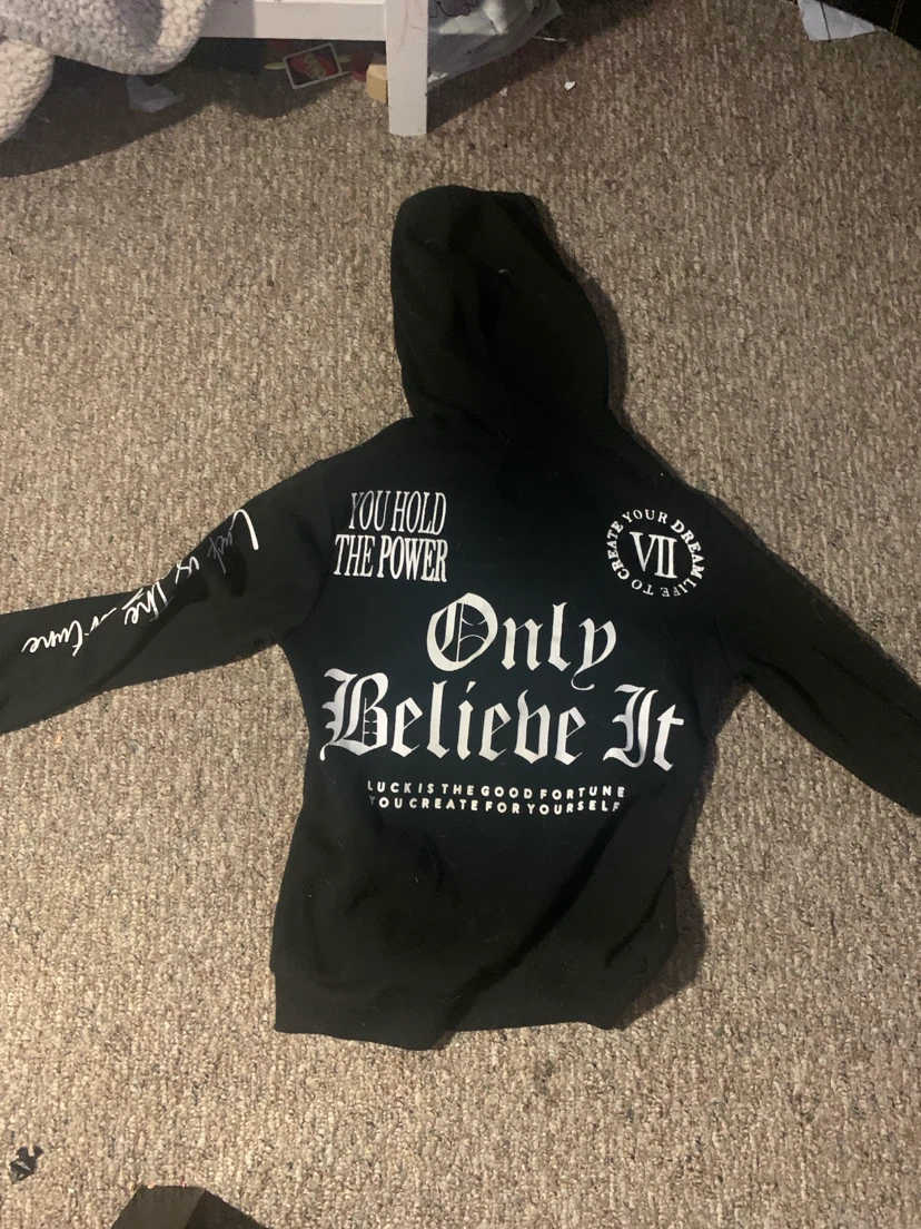 Black "Blessed 23" Graphic Hoodie - photo 2