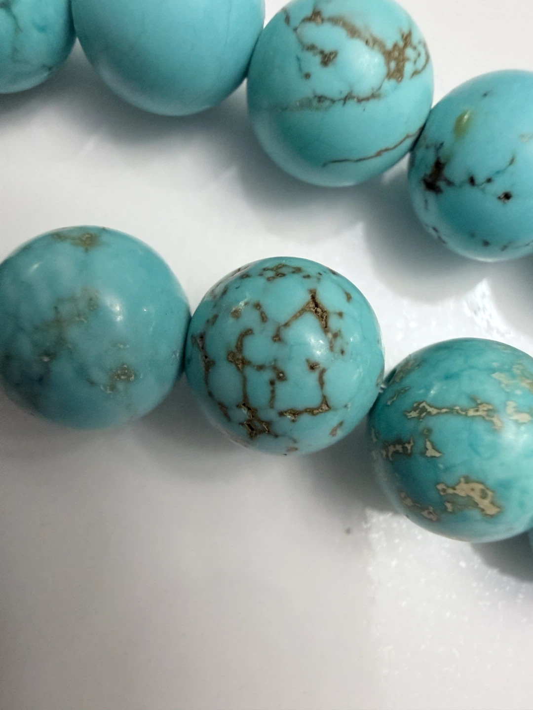Genuine Turquoise Stone Long Layering Beaded Necklace - photo 5