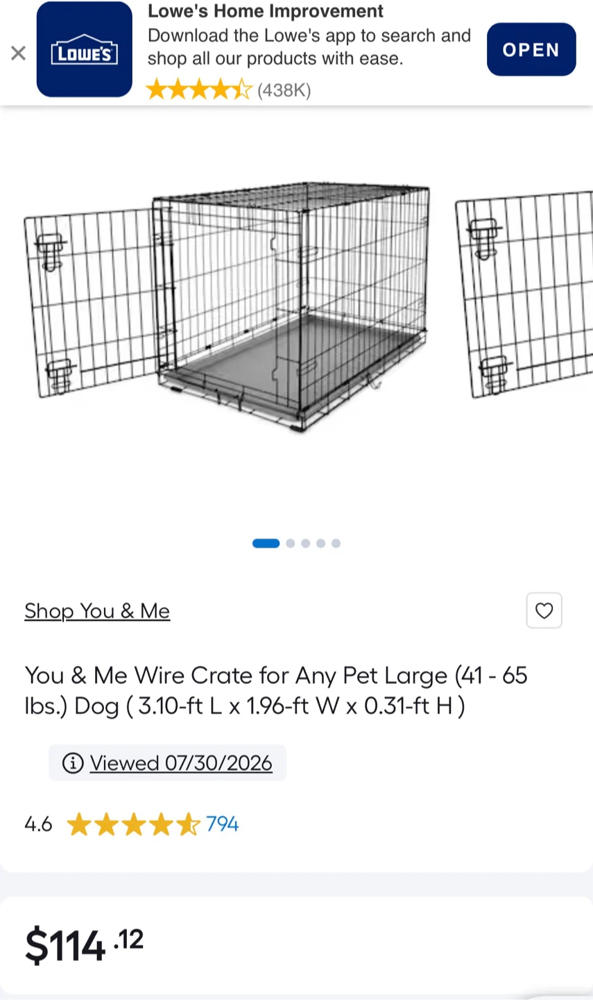 You & Me Zen Den 2-Door Training Crate XL - photo 3