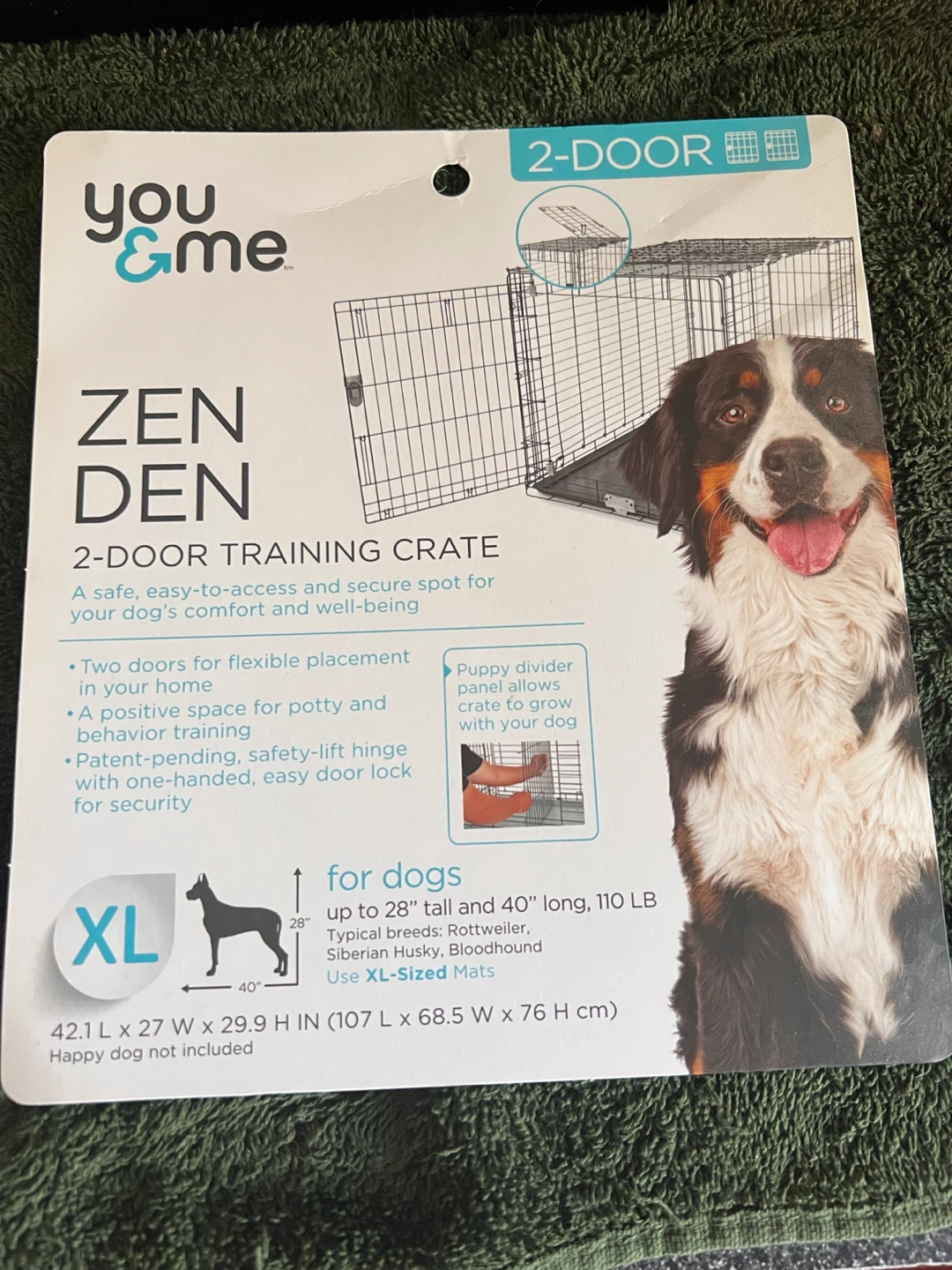 You & Me Zen Den 2-Door Training Crate XL - photo 4
