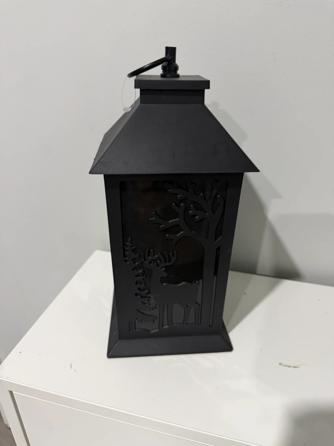 Black Deer & Tree Lantern - photo 3