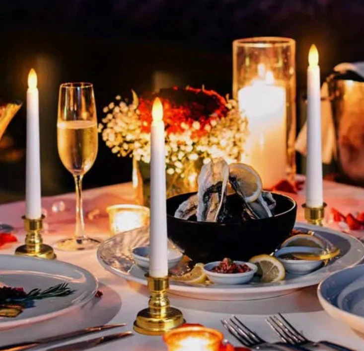 6 Flameless Candles with Remote Holder Set - photo 2