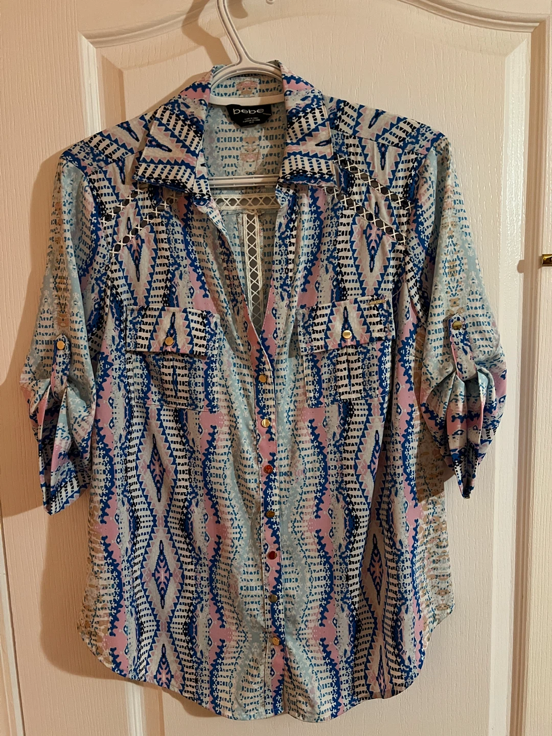 Bebe Button-Up Shirt