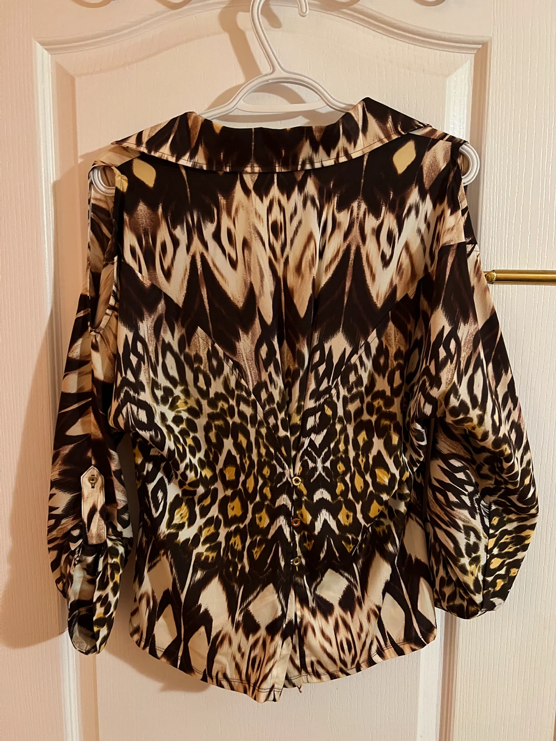 Bebe Leopard Print Blouse - photo 2