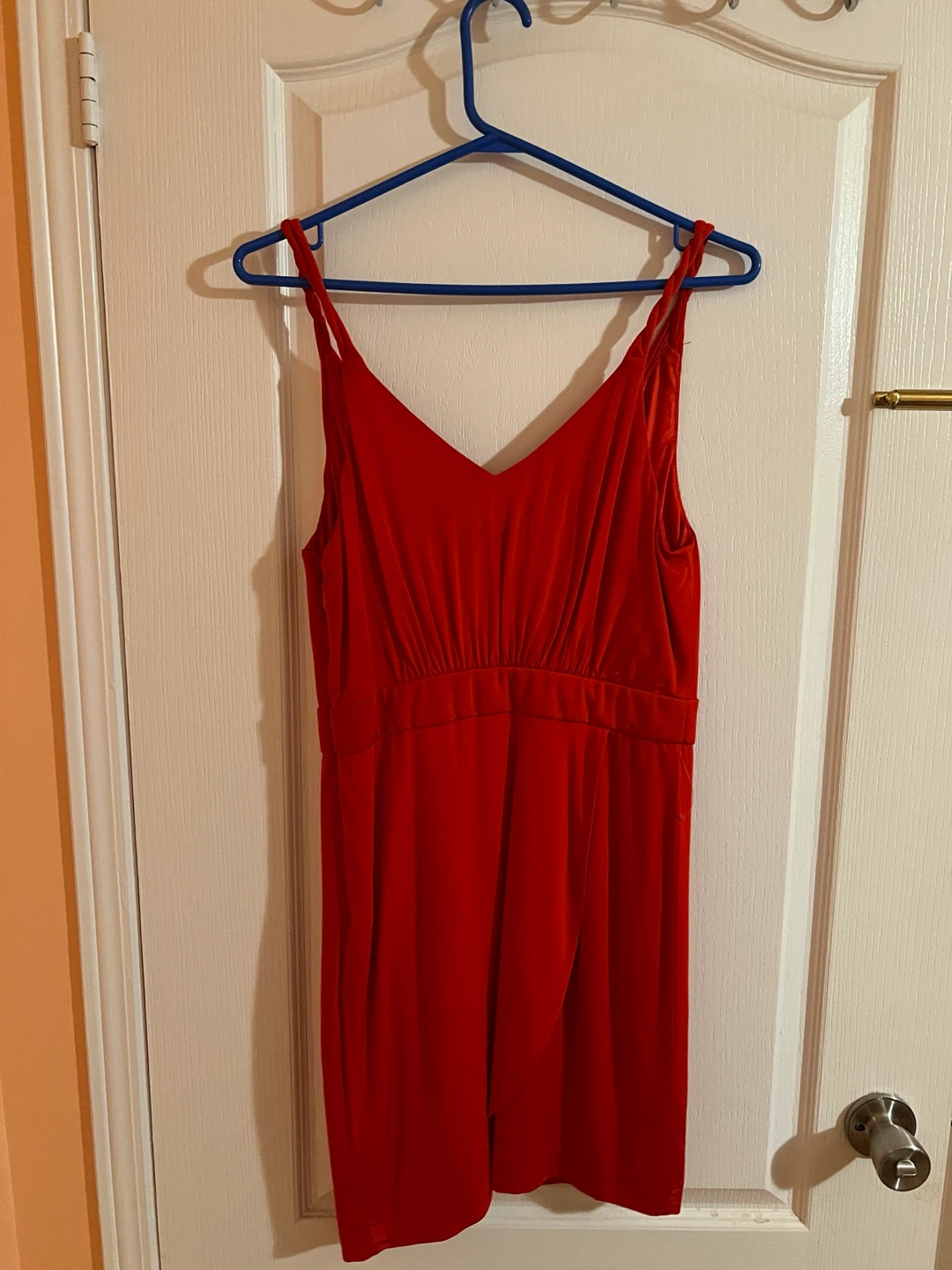Bebe Red Spaghetti Strap Mini Dress - photo 2