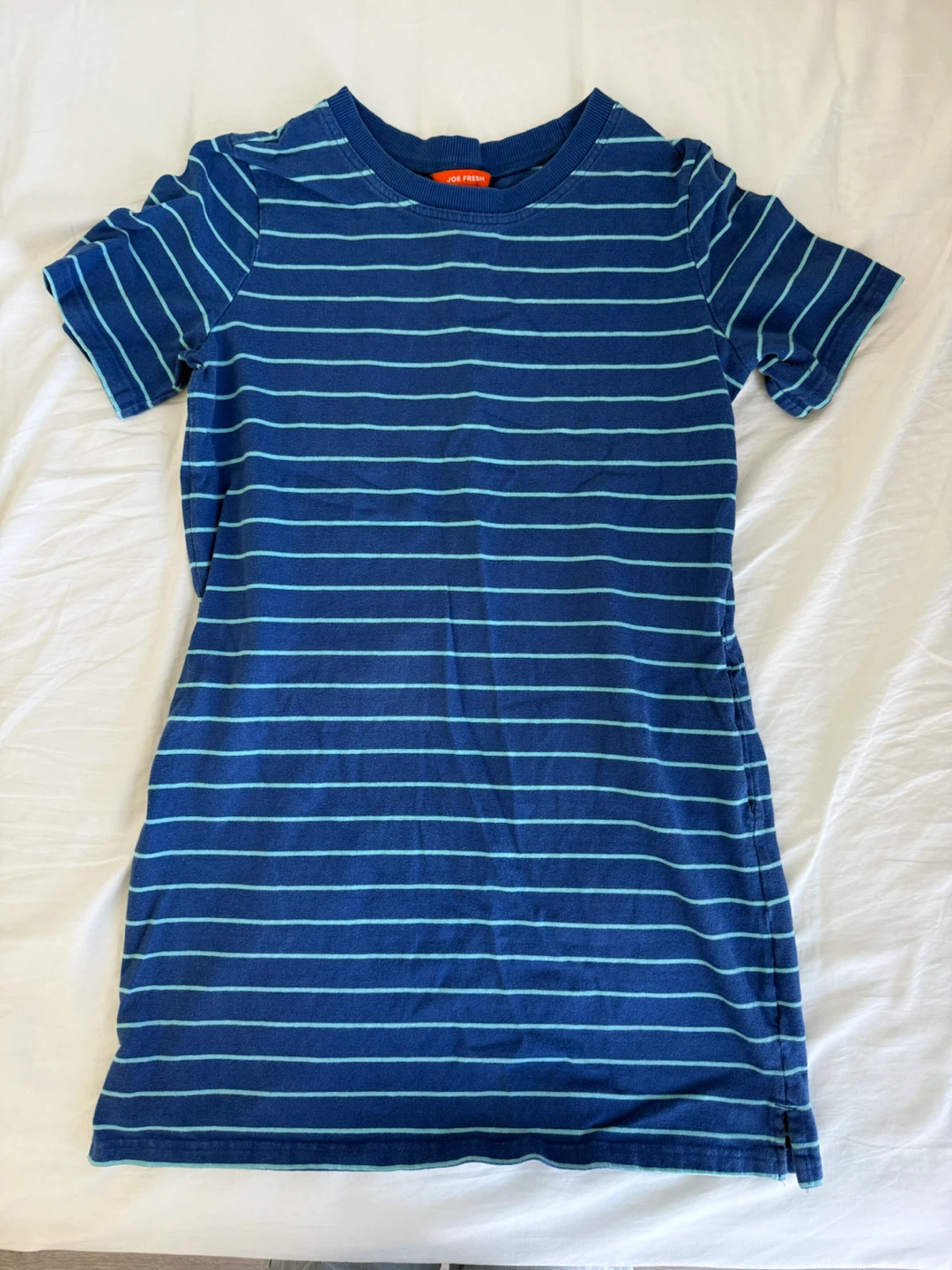 Joe Fresh Blue Striped one piece dress M/M