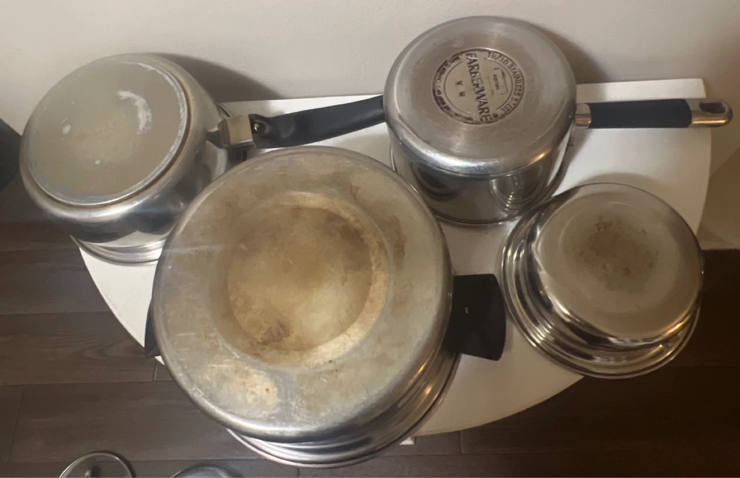 4-Piece Stainless Steel Cookware Pot Lot with Lids - photo 3