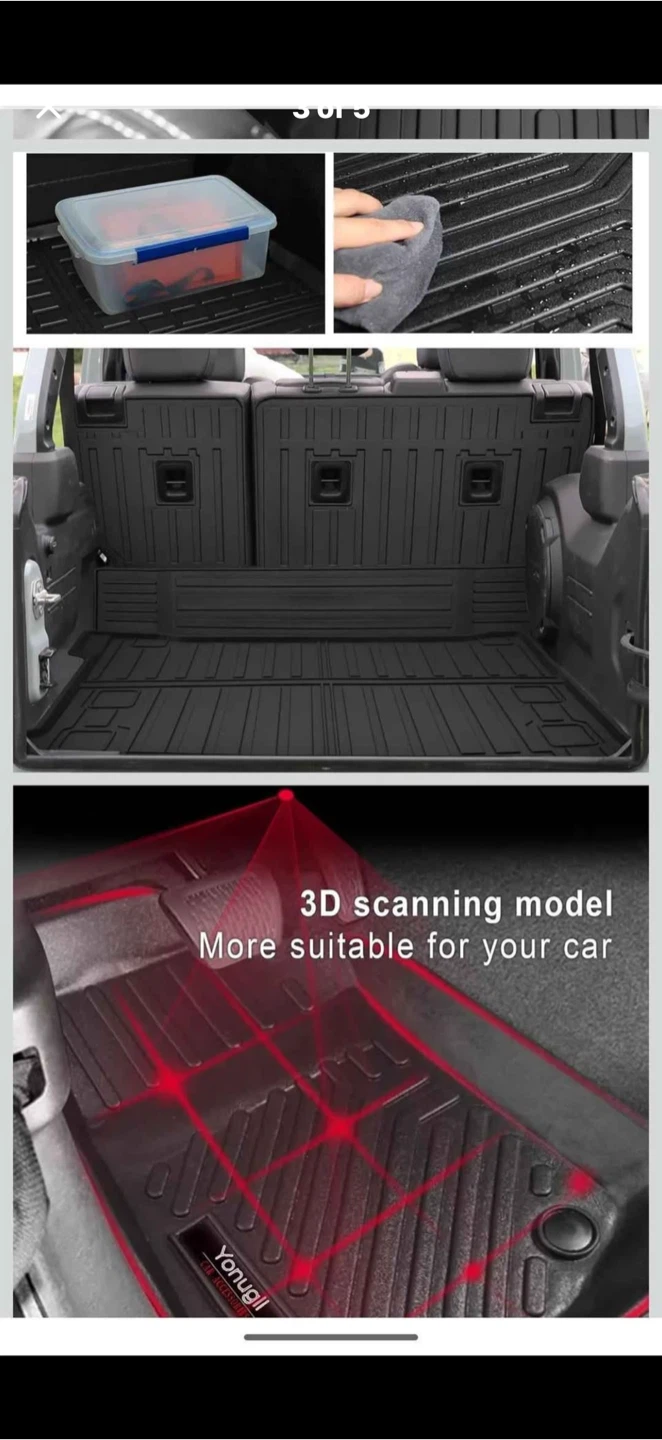 Yonuqali Floor Mats for Jeep Wrangler 4xe 2021-2024 - photo 3