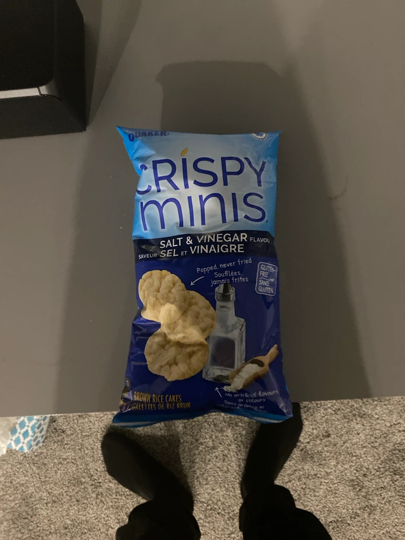 Quaker Crispy Minis Salt & Vinegar Cakes
