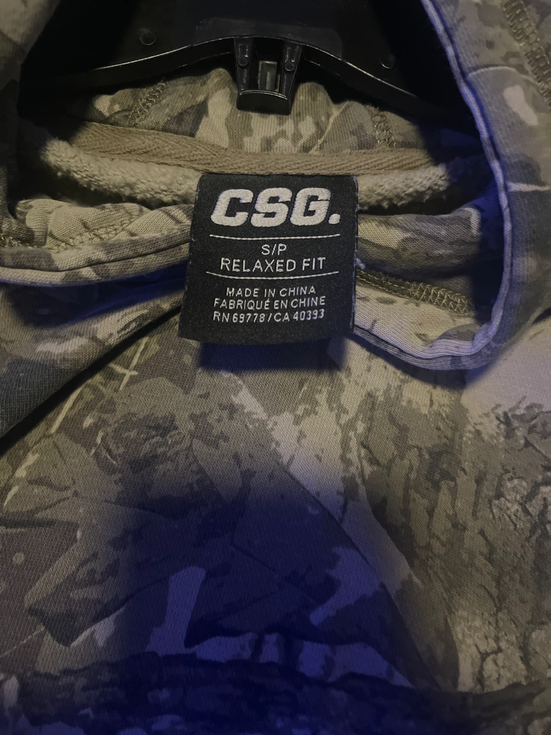 CSG Relaxed Fit Camo Hoodie - photo 2