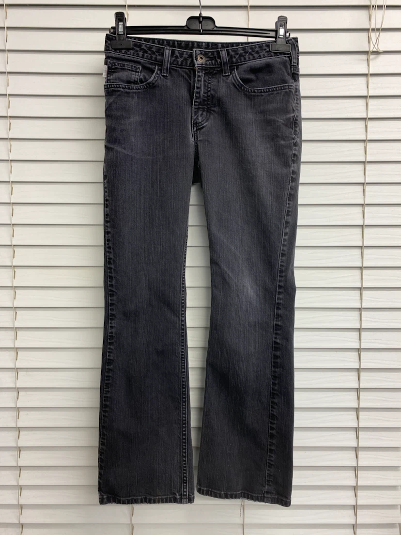 Carhartt Women's Grey Denim Flare Jeans