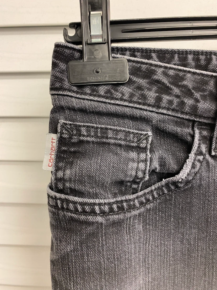 Carhartt Women's Grey Denim Flare Jeans - photo 2