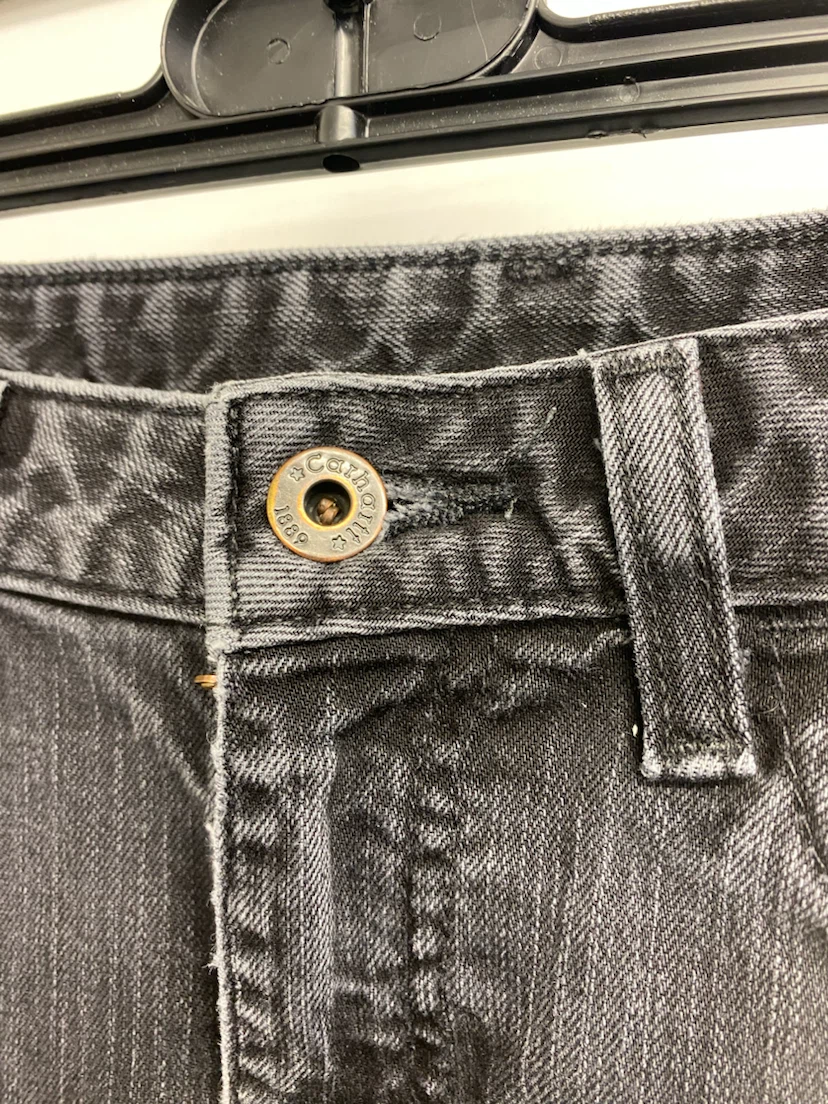 Carhartt Women's Grey Denim Flare Jeans - photo 3
