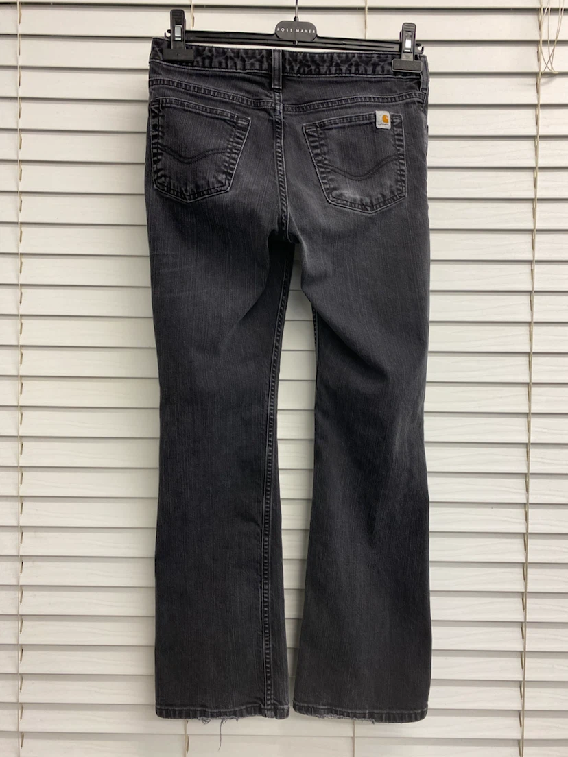 Carhartt Women's Grey Denim Flare Jeans - photo 4
