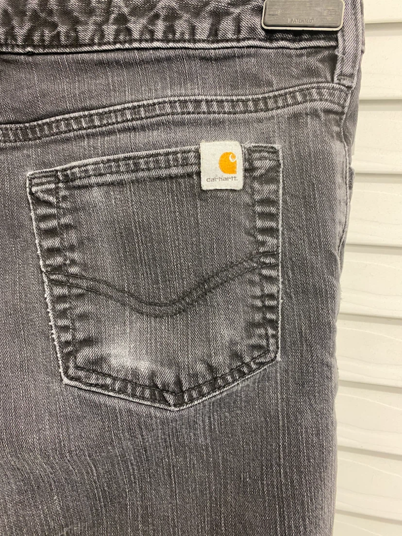 Carhartt Women's Grey Denim Flare Jeans - photo 5