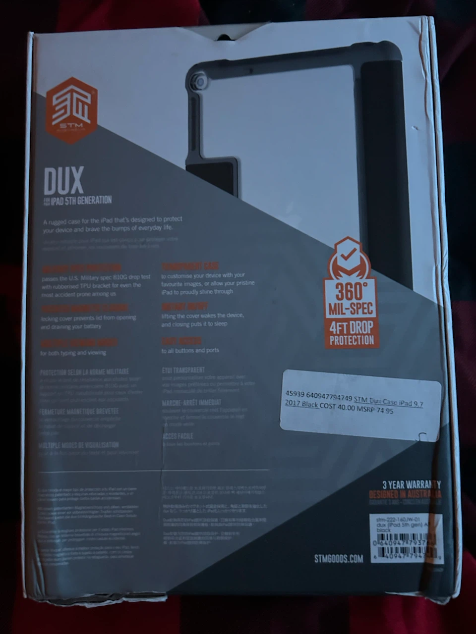 STM DUX Rugged Case for iPad 5th Generation - photo 2