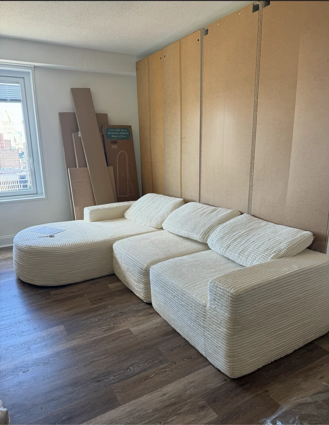 White Modular Couch - photo 3