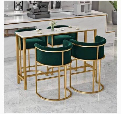 Velvet Counter Stools Set - photo 5