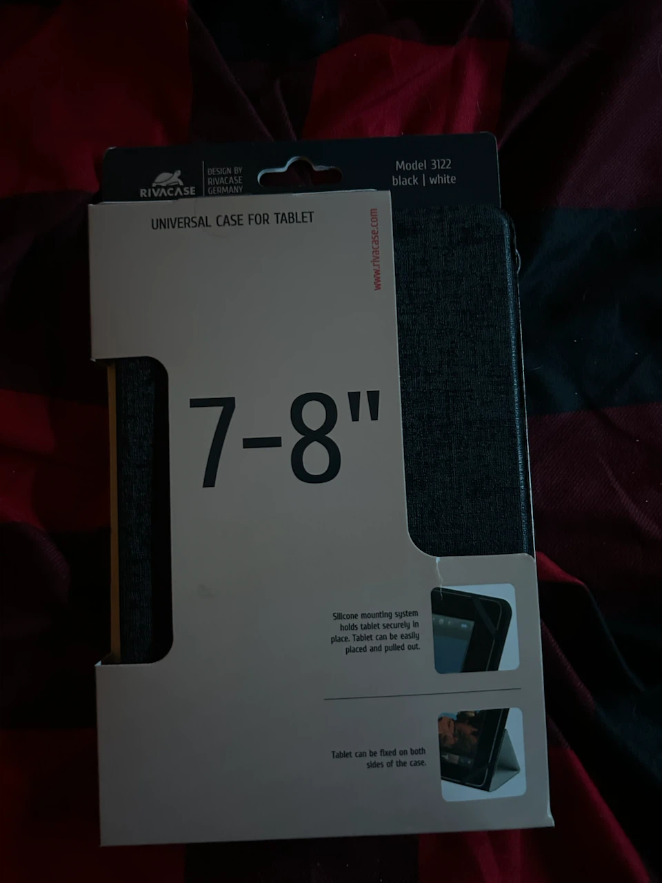 Rivacase Universal Tablet Case 7-8" Black/White Model 3122