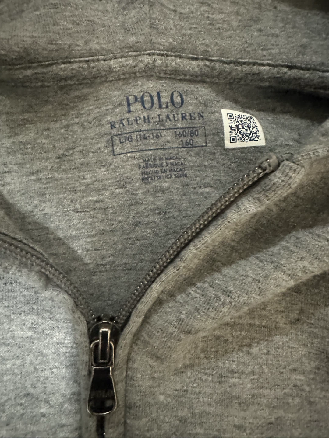 Polo Ralph Lauren Grey Zipup - photo 2