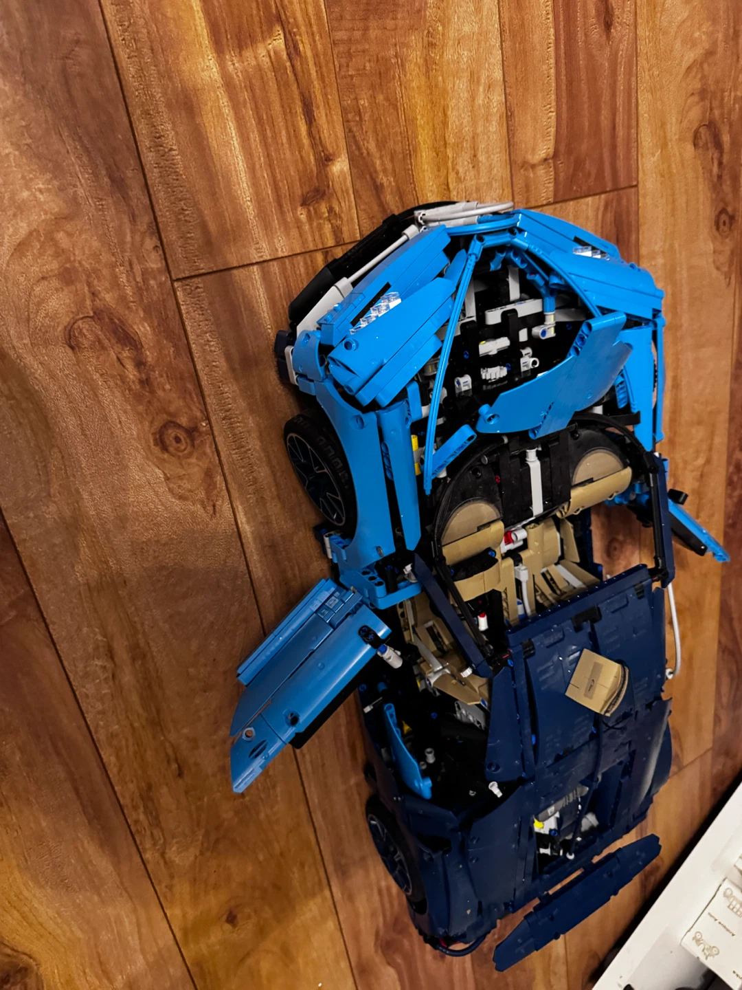 Blue Lego Technic Car Model