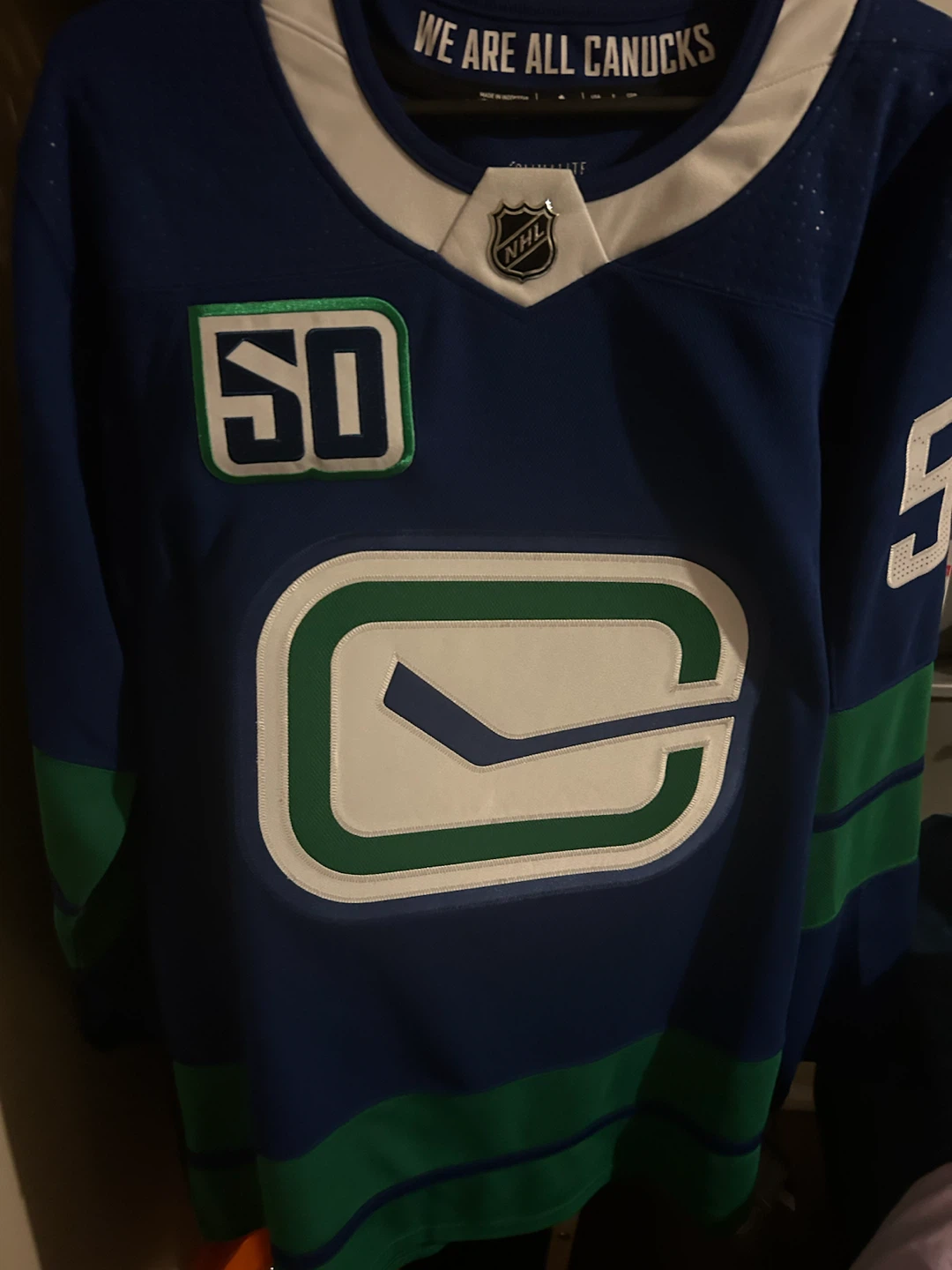 Bo Horvat Vancouver Canucks Autographed Jersey