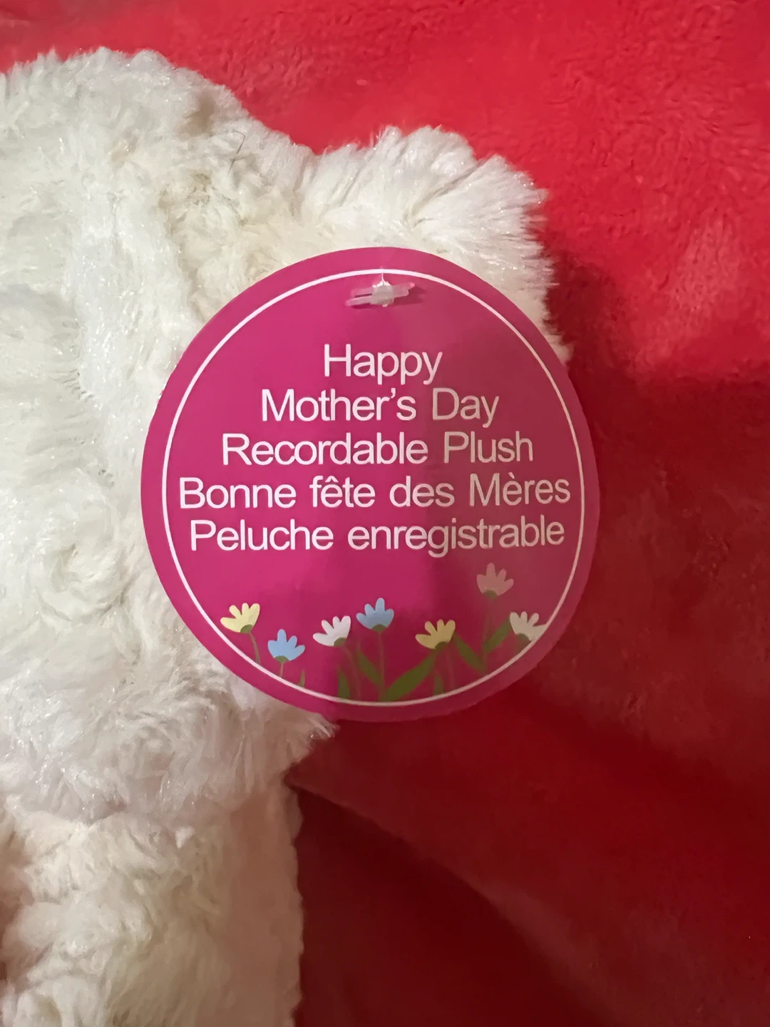 Happy Mother's Day Recordable Plush Bear - photo 2