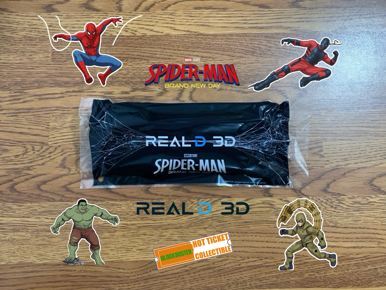 Spider-Man… (Cinemark Exclusive) LE RealD 3D Glasses