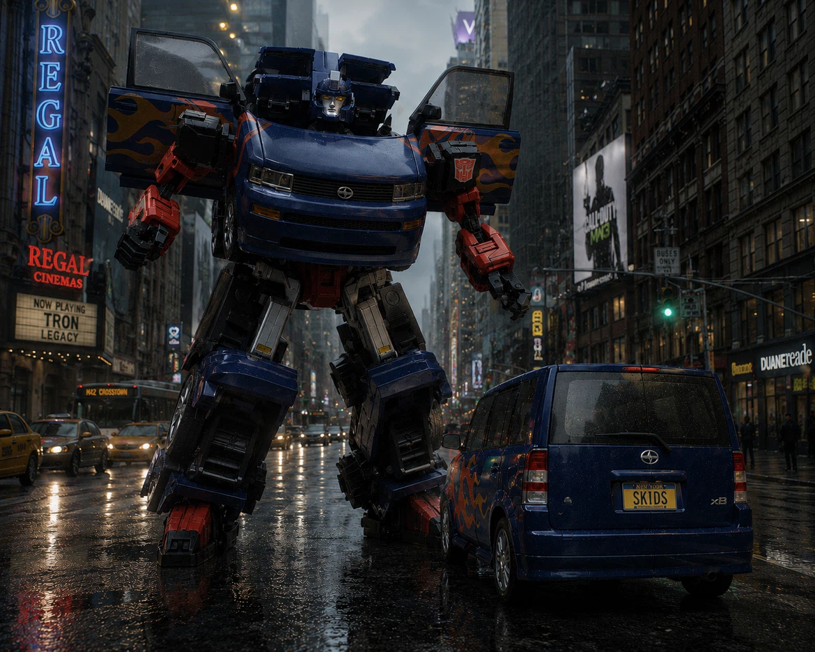 Transformers alternator skids Robot - Scion Car
