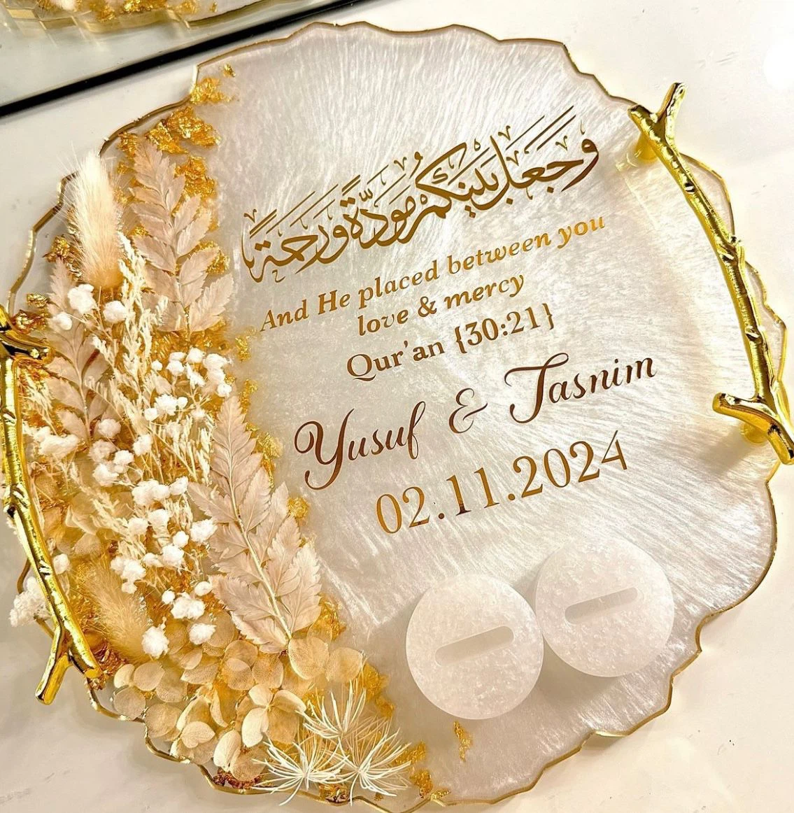 Personalized Ring Tray