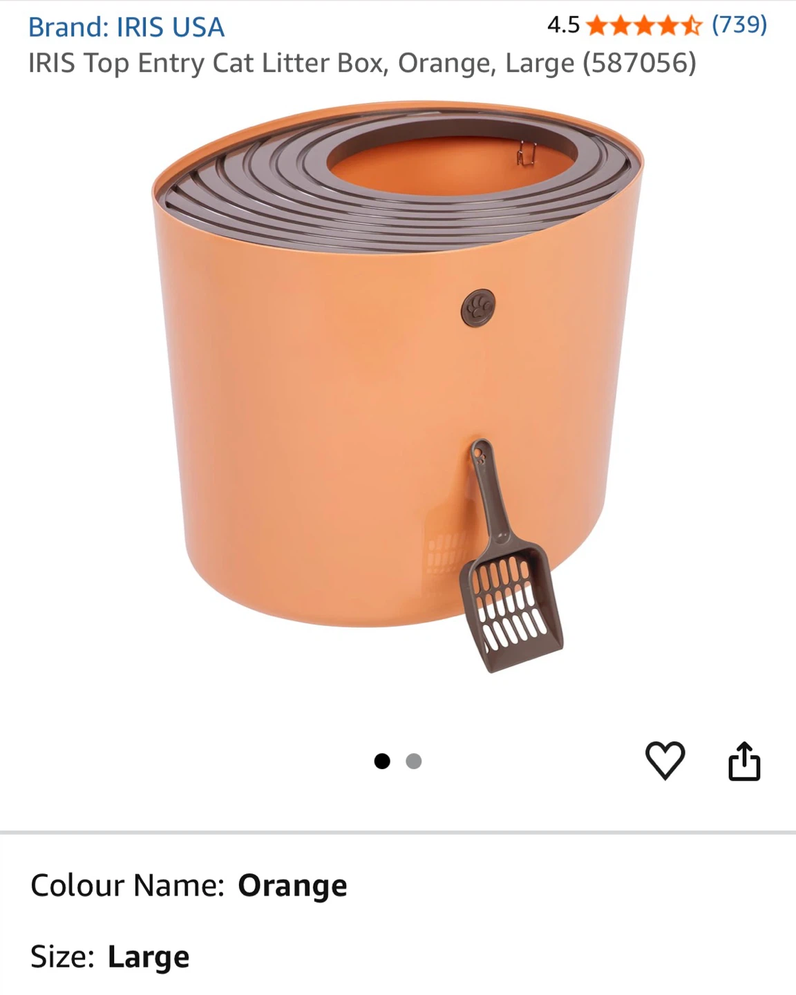 Top Entry Cat Litter Box
