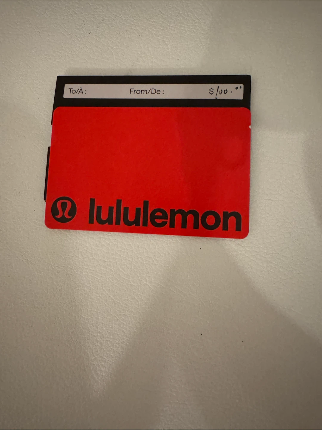 Lululemon $100 Gift Card for $95