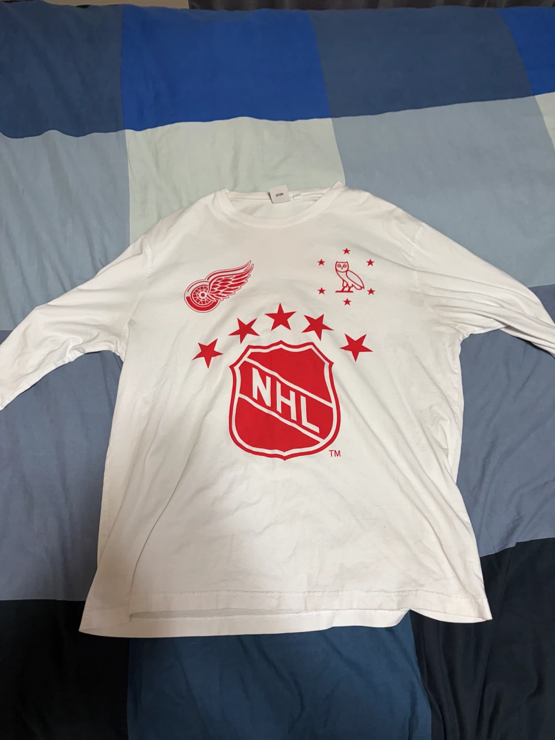 OVO NHL Detroit Red Wings Long Sleeve T-Shirt XL