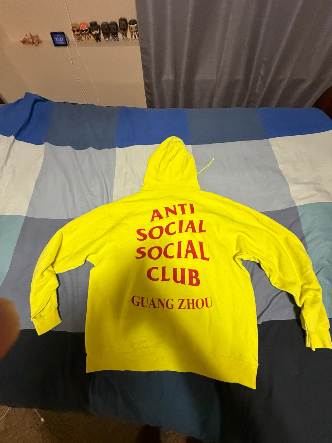 Anti Social Social Club Yellow Hoodie XL