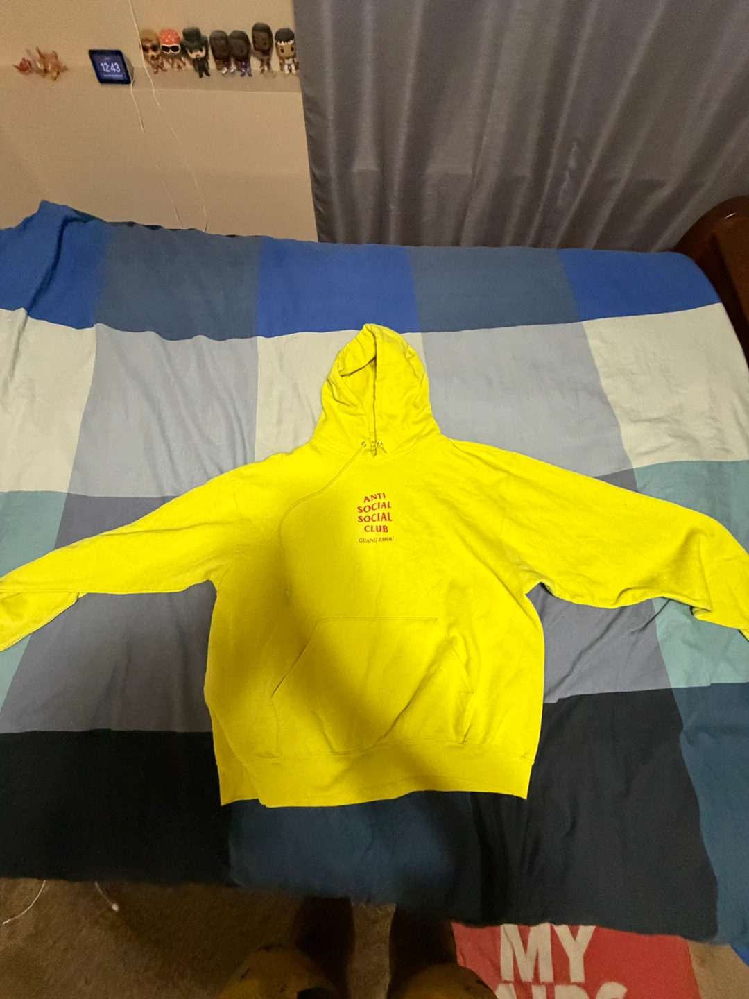 Anti Social Social Club Yellow Hoodie XL - photo 2
