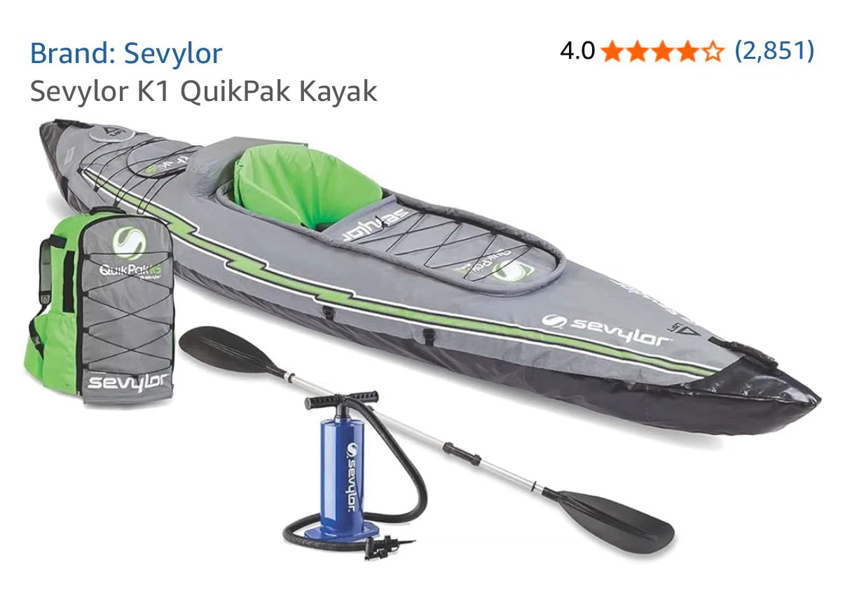 Inflatable kayak - photo 3