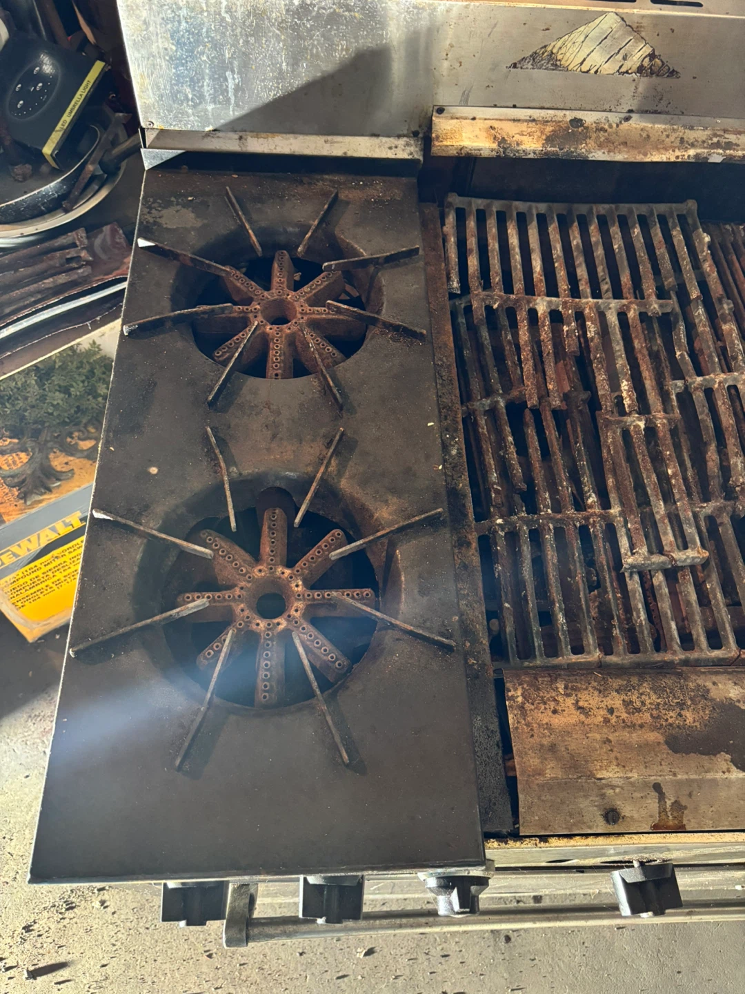 Commercial Gas Range with Griddle and Oven - photo 5