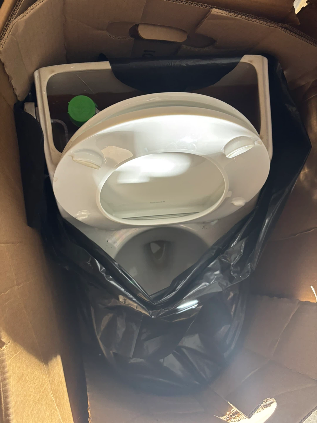 Kohler Toilet Bowl and Tank Assembly - photo 4