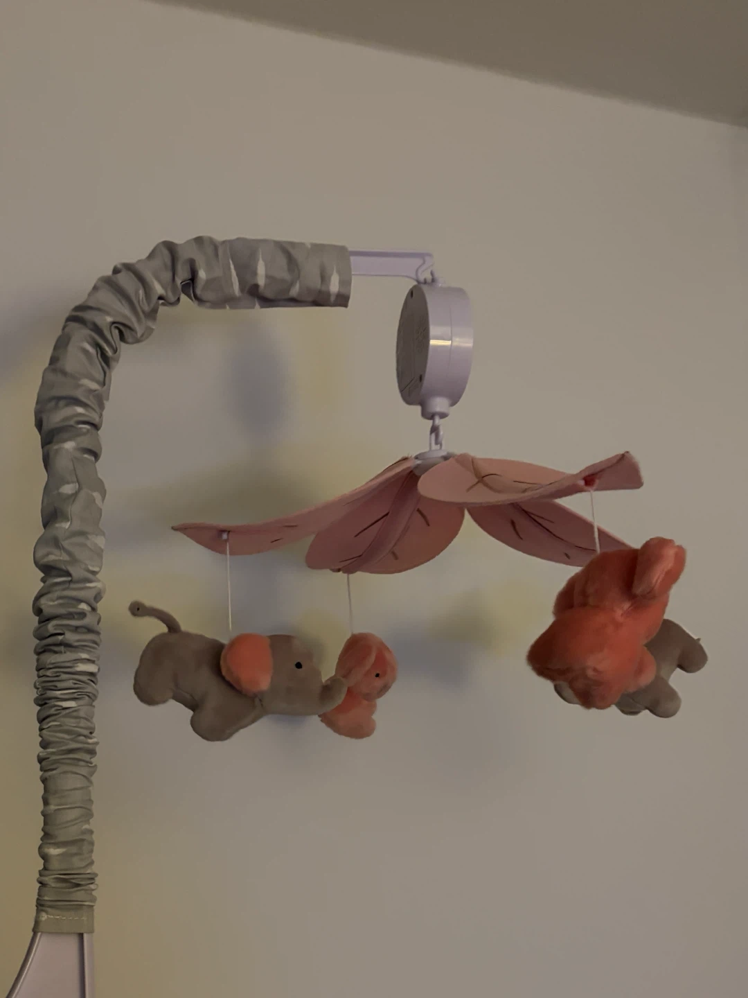 Elephant & Bunny Baby Crib Mobile
