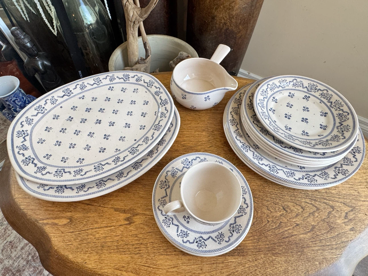 Johnson Brothers Petite Fleur Ironstone Dinnerware Set