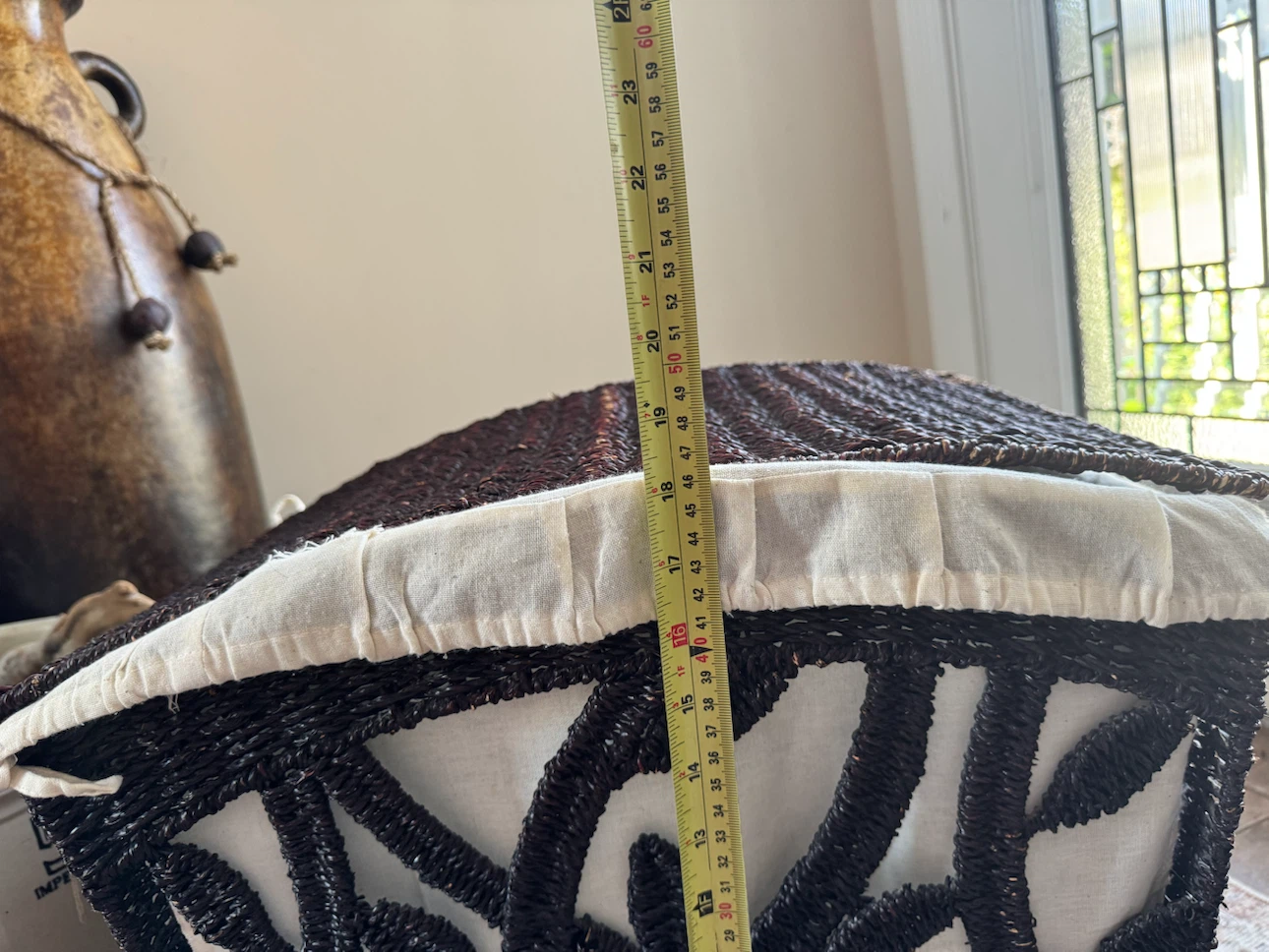 Decorative Woven Basket with Liner - photo 2