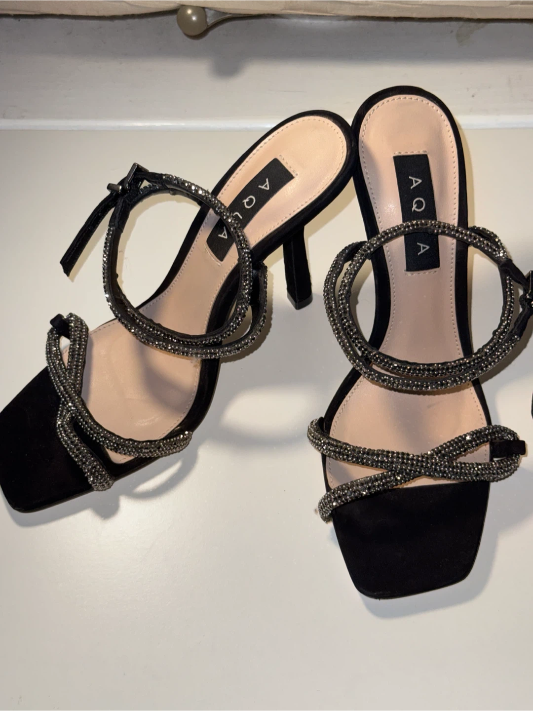 AQUA Black High Heel Shoes - photo 2