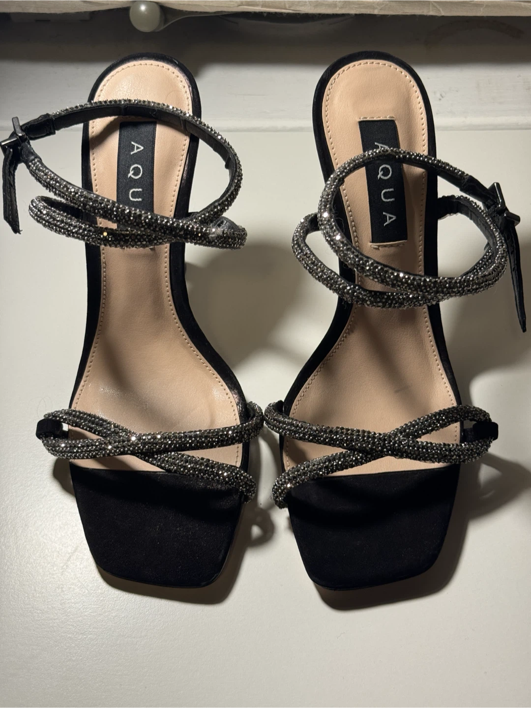 AQUA Black High Heel Shoes - photo 4