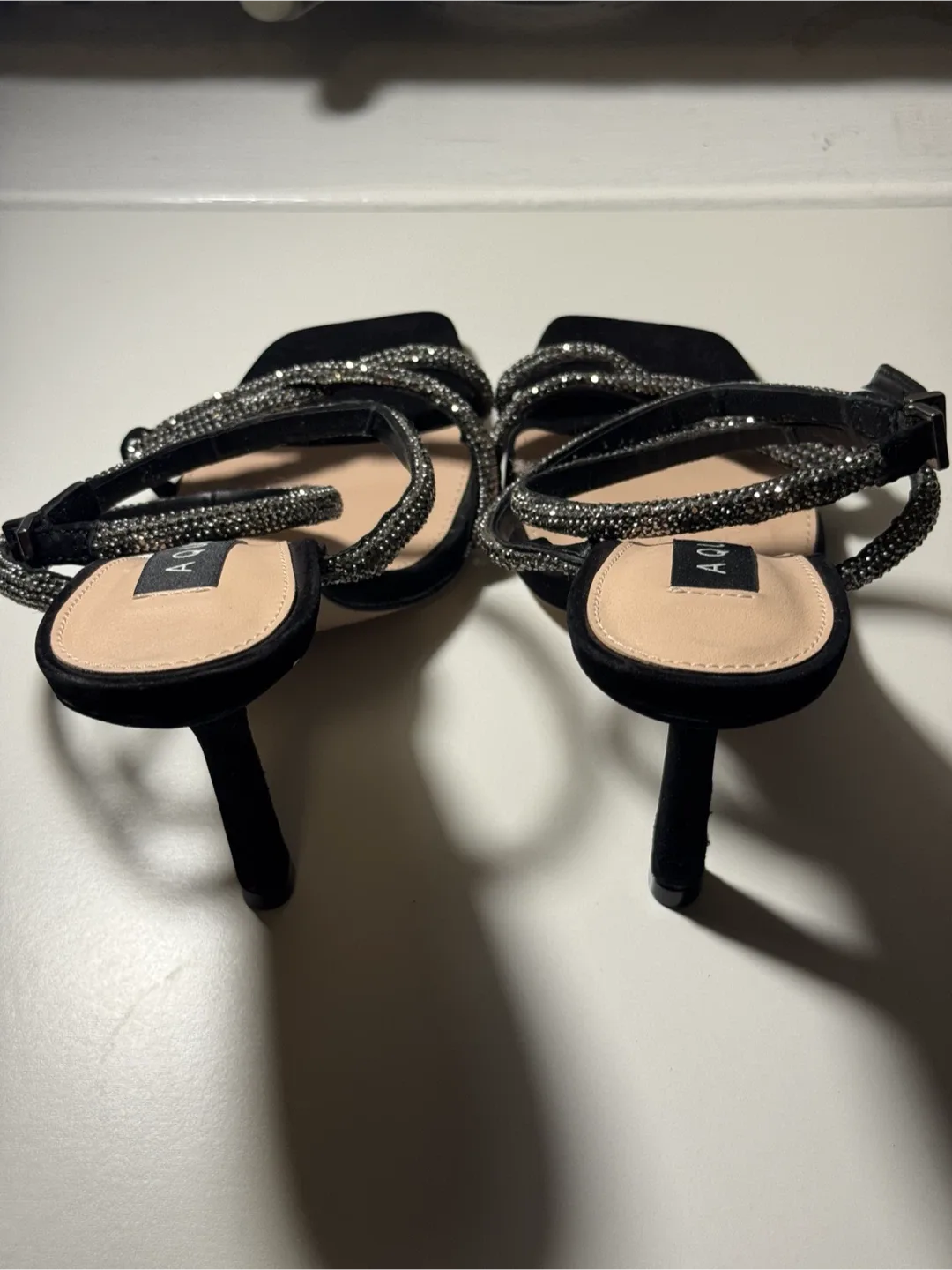 AQUA Black High Heel Shoes - photo 5