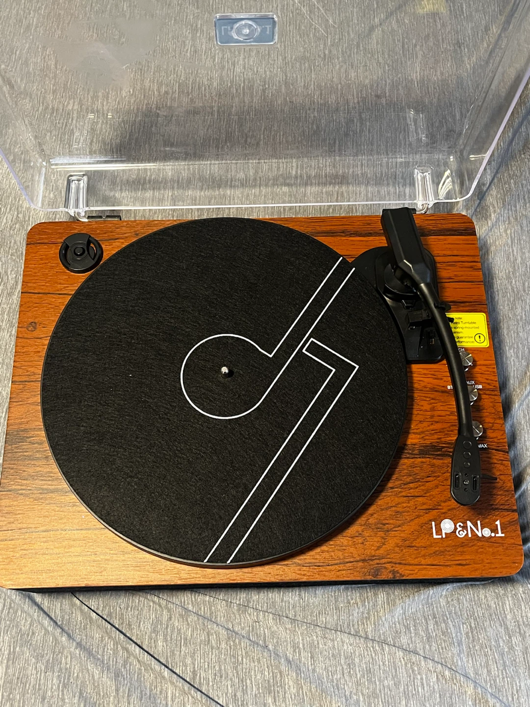 LP&No.1 Retro Turntable Record Player - photo 2