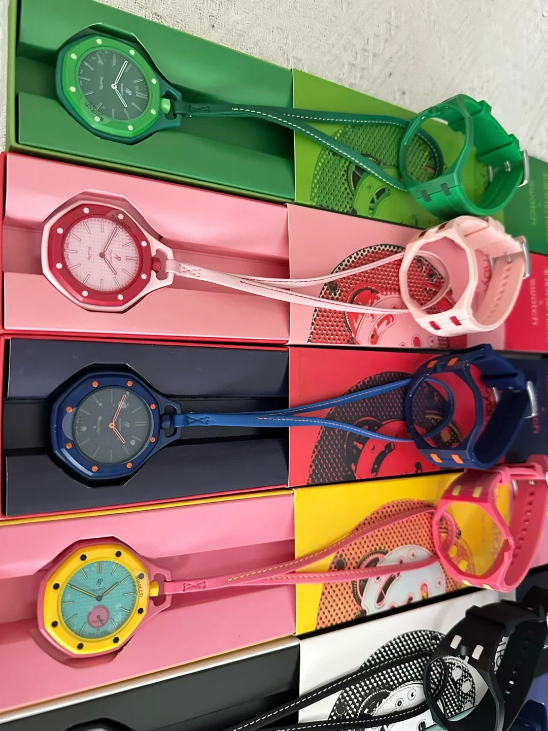 Ap Swatch Royal Pop Watches mechanical no battery needed - photo 4